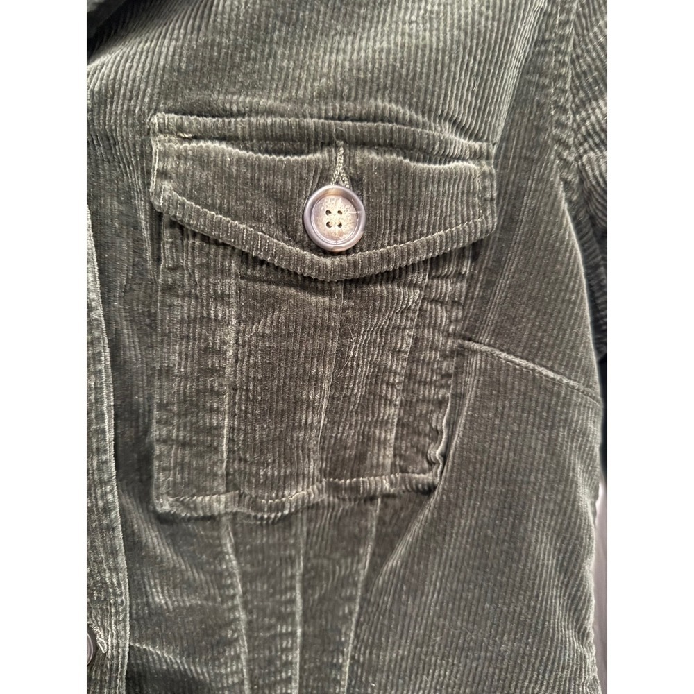 Olive Corduroy KUT from the Kloth Military Jacket - Picture 4 of 7